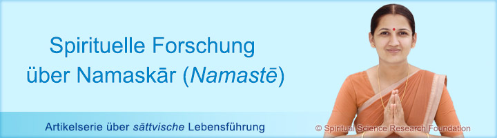 Spirituelle Bedeutung Von Namaskar Und Namaste