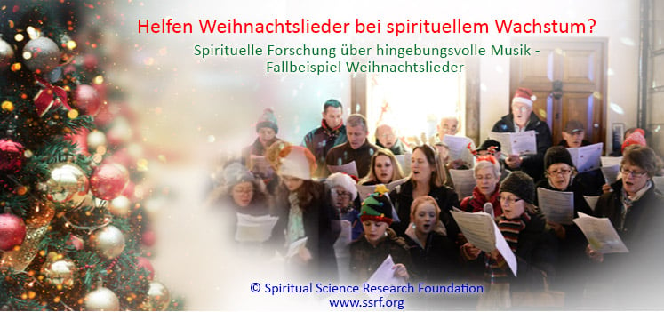 Helfen Weihnachtslieder Bei Spirituellem Wachstum