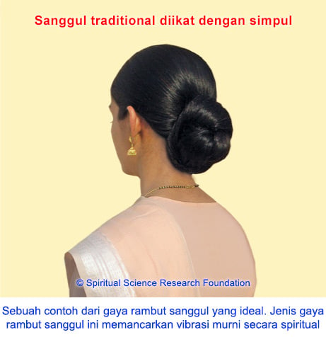 Gaya Rambut Sanggul Dan Manfaat Spiritualnya